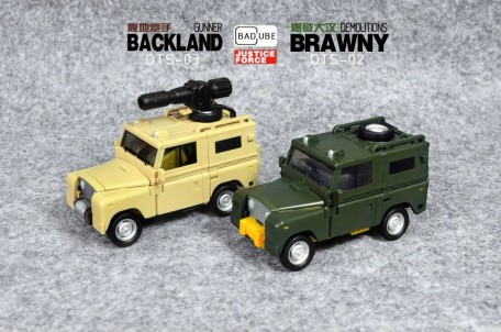 BadCube Brawny and Backland Set 3rd Party Robot Figures