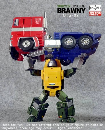 BadCube Brawny and Backland Set 3rd Party Robot Figures