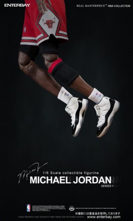 Enterbay Michael Jordan #23 (Series 1 Road Edition) 1/6TH Scale Figure