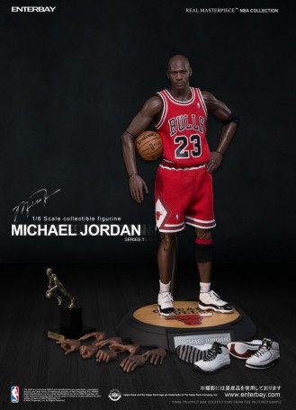 Enterbay Michael Jordan #23 (Series 1 Road Edition) 1/6TH Scale Figure