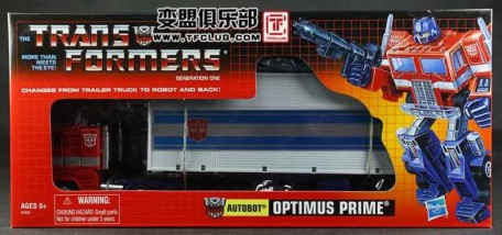 Transformers G1 Reissue Optimus Prime