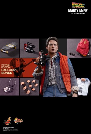 Hot Toys BACK TO THE FUTURE MARTY MCFLY 1/6TH Scale Figure