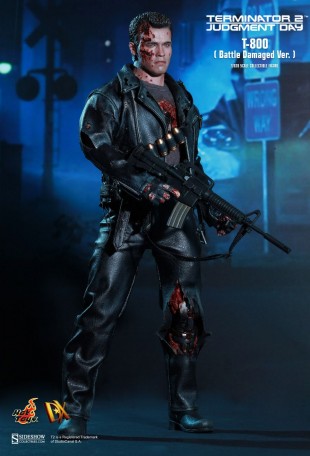 Hot Toys DX13 TERMINATOR T-800 BATTLE DAMAGED1/6TH SCALE FIGURE