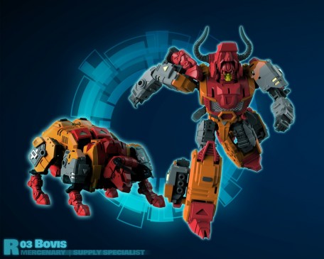 MMC Reformatted R-03 Bovis the Supply Specialist Robot Figure