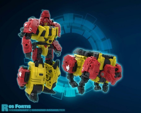 MMC Reformatted R-05 Fortis the Ground Assaulter Robot Figure